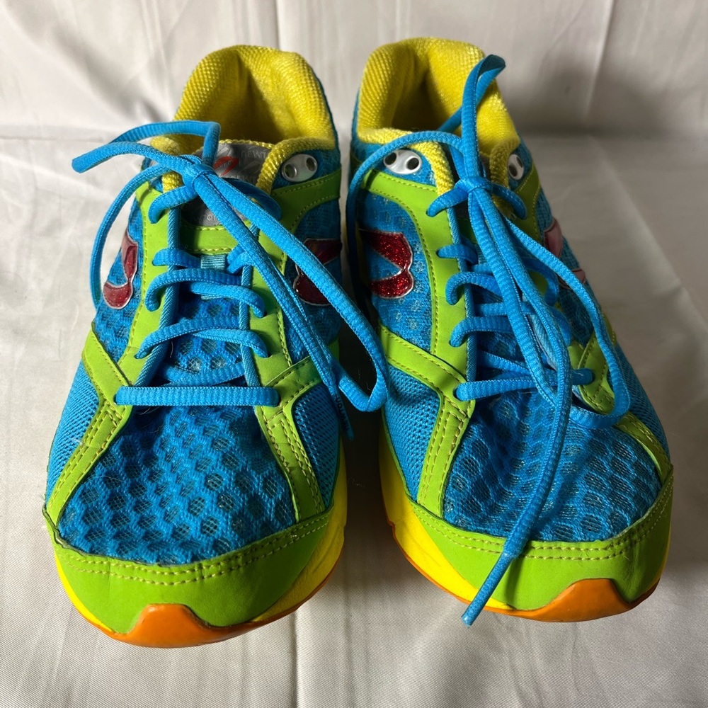 Newton Terra Momentum Running Blue Lime 00212 Women Training Sneakers Size 8.5 - Picture 1 of 10